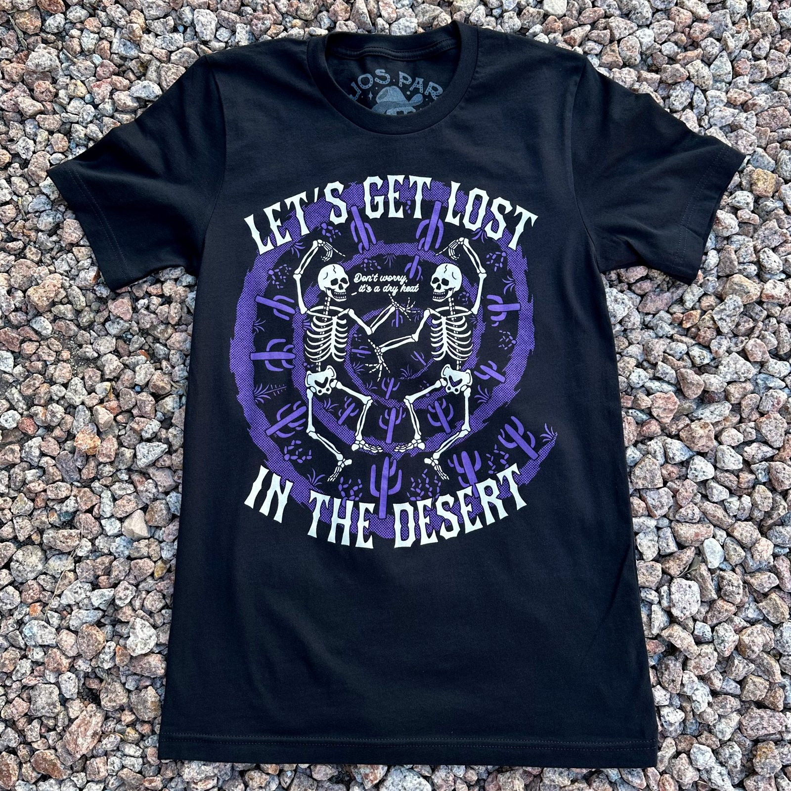 Get Lost Black Tee | Jos Par